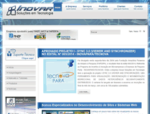 Tablet Screenshot of inovar.net.br